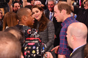 The Duke And Duchess Of Cambridge Attend Cleveland Cavaliers v. Brooklyn Nets